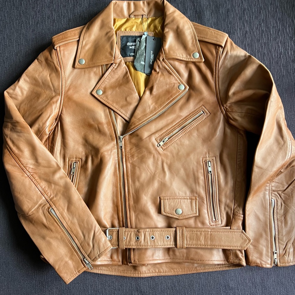 Perfecto for man. Real leather